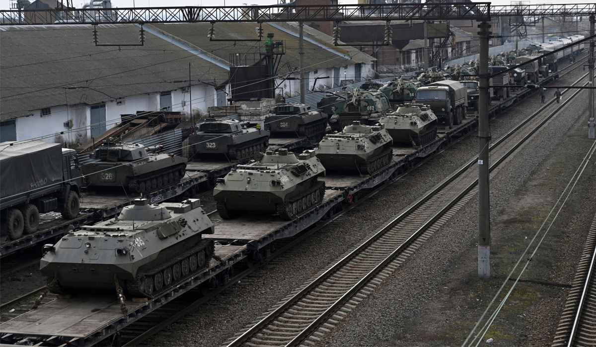 Russian troops